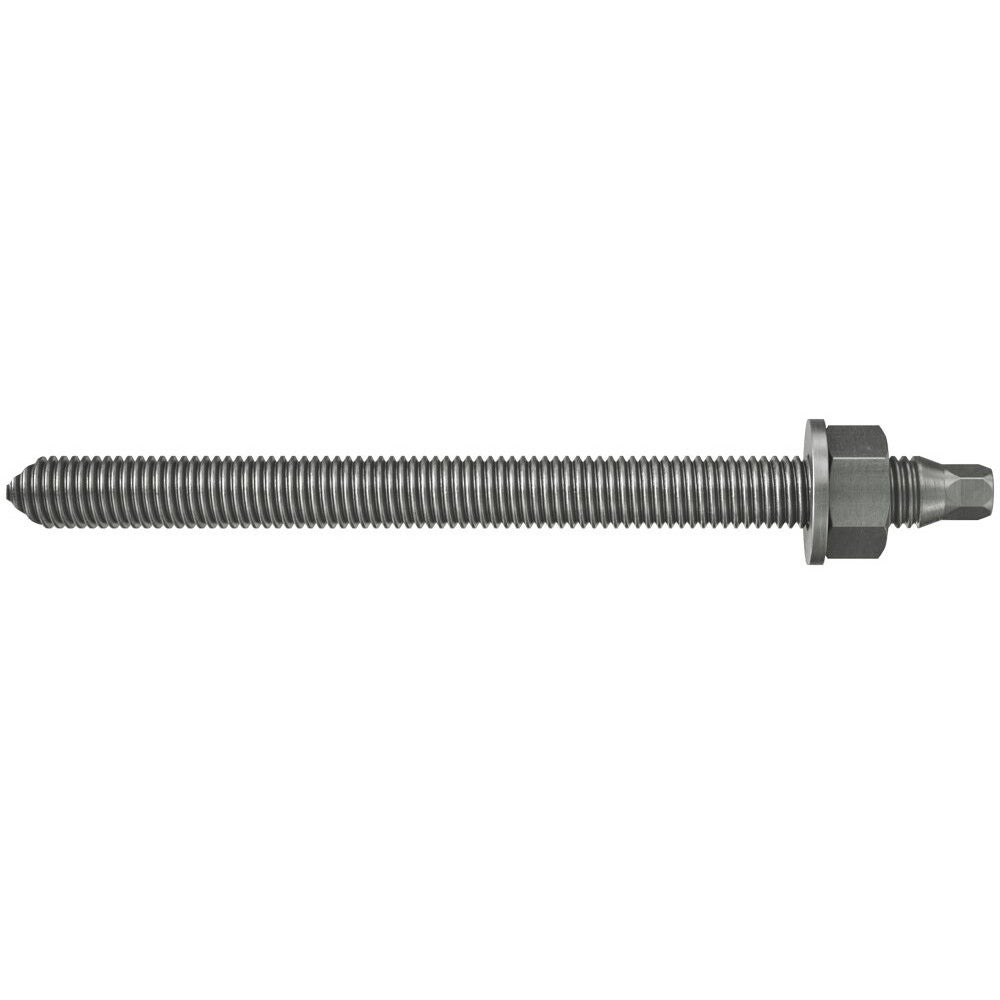 Tige d'ancrage inox FISCHER RGM M12 x 220 mm 10 pièces filetage continu ...