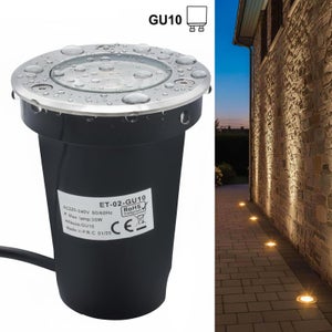 SMY Lot de 16 Spot LED Encastrable Extérieur, IP67 Étanche, 32mm, Spots à Encastrer Extérieur