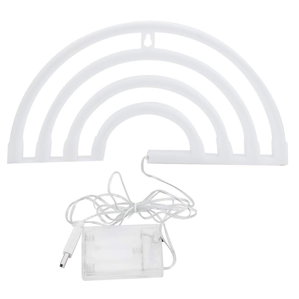 Enseigne Néon Arc-en-Ciel LED Amzeeniu - Veilleuse USB Ou Batterie Pour Décoration Chambre Et Fête