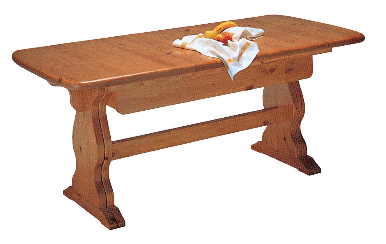 MOBILI 2G Tavolo Fratino Allungabile In pino Tinta miele Arte