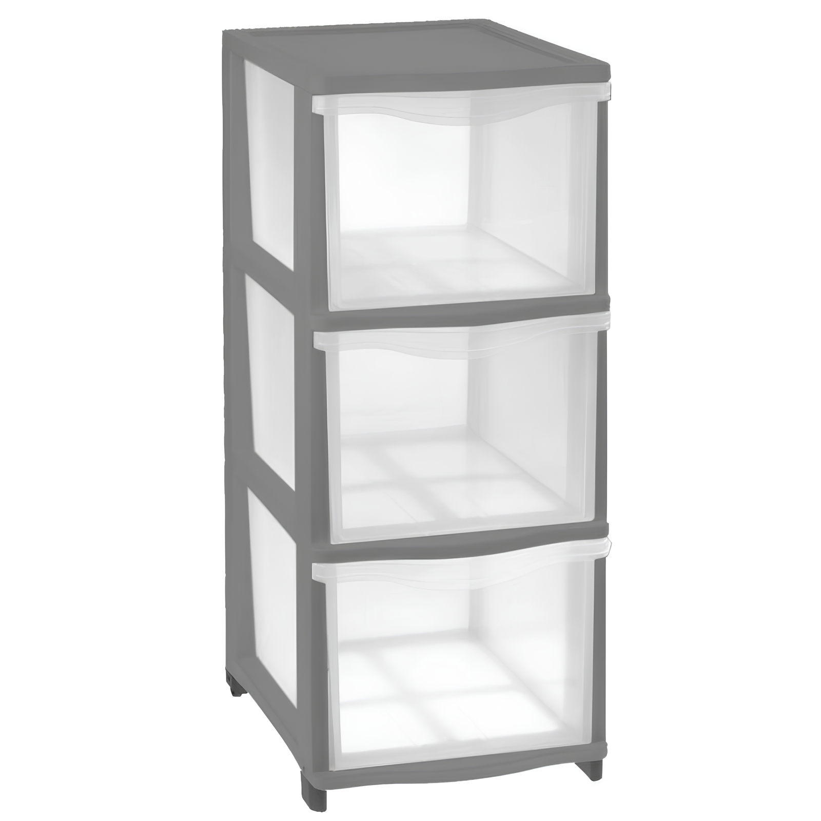 COMMODE 'COVER LINE', couleur transparent/graphite | Leroy Merlin