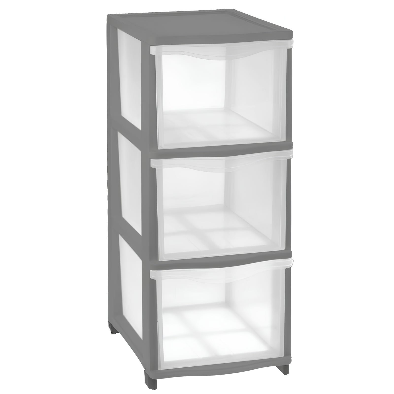 COMMODE 'COVER LINE', couleur transparent/graphite | Leroy Merlin