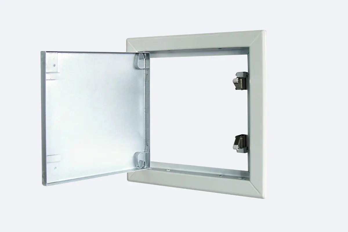 Porte d'inspection FETSoft Comfort mm 600x600 | Couleur Blanc RAL 9016 | Fermetures à pression cachées | Porte amovible | Unité de vente : 1 - 5