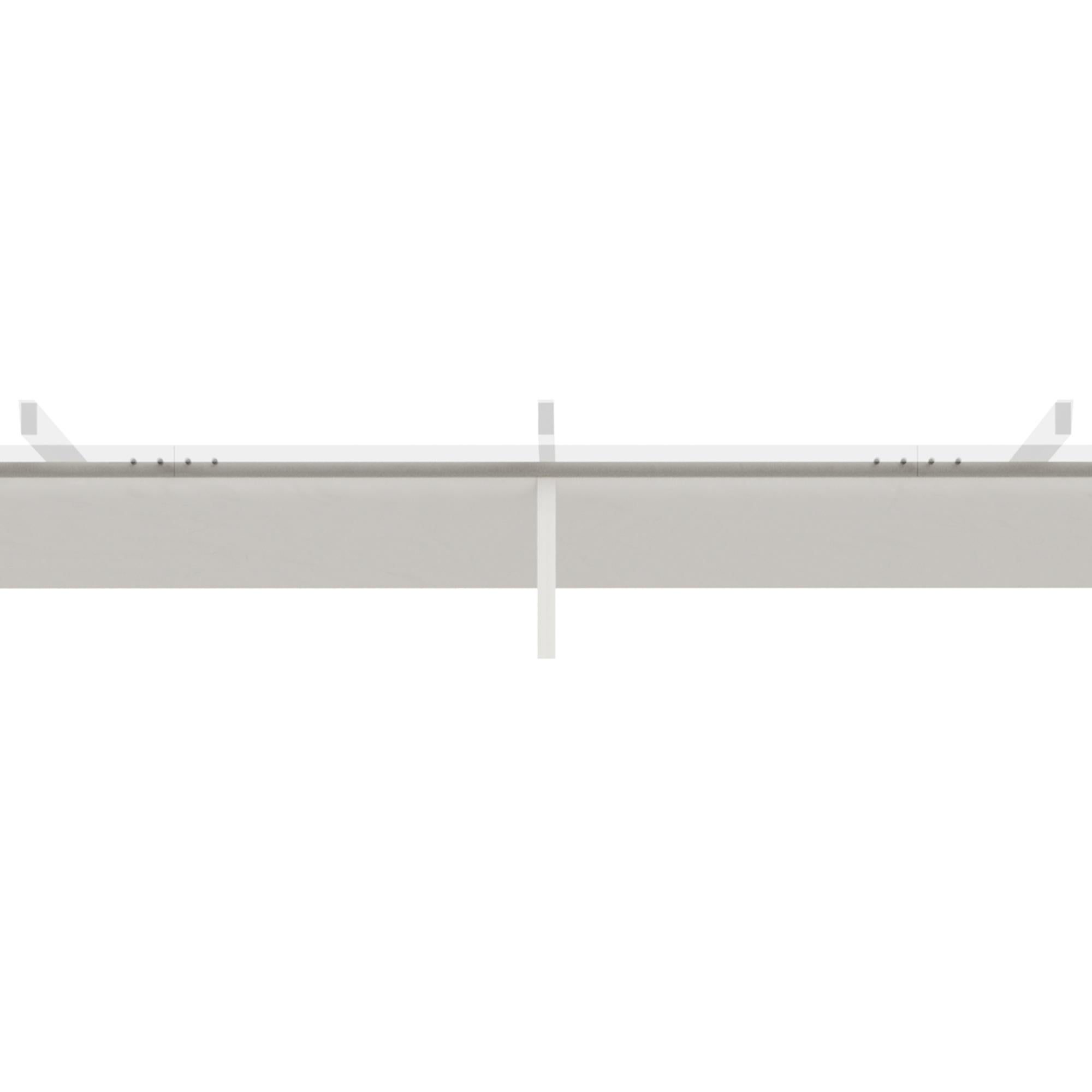 Cubierta para pérgola toldo retráctil Outsunny 350x250 cm crema - 7