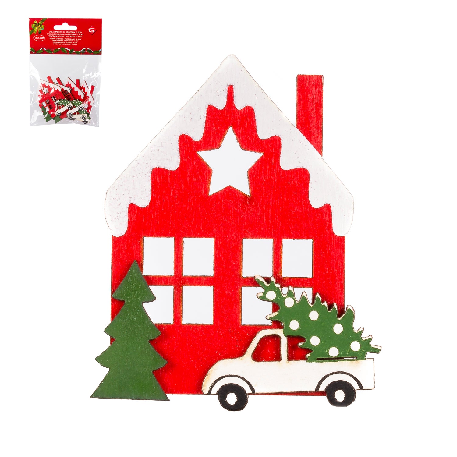 Esferas Navideñas Personalizadas Madera Mdf | Envío gratis
