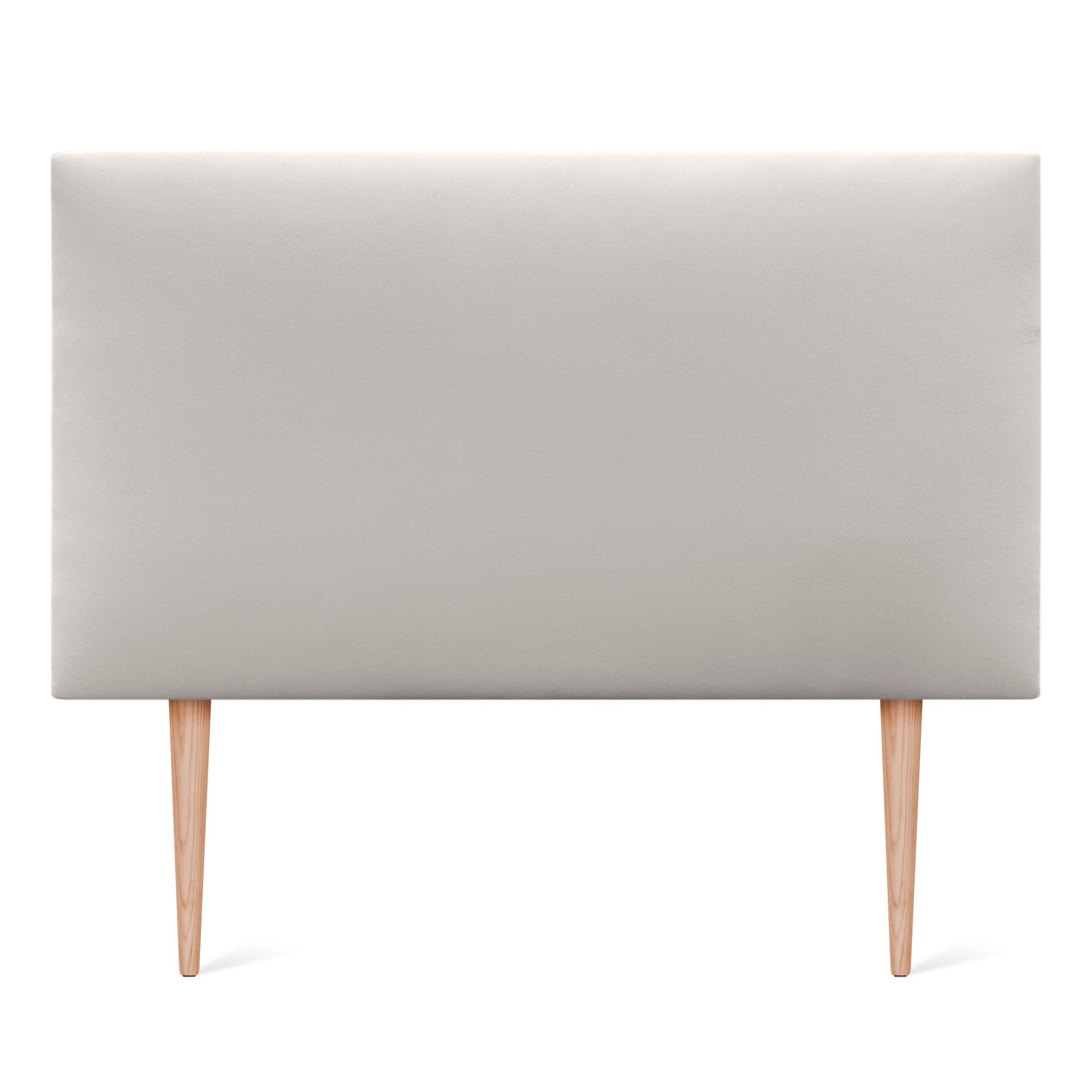 DHOME Cabecero de Polipiel Liso y con Patas cabeceros Cabezal tapizado Cama (Polipiel Blanco Hueso, 110cm (Camas 80/90/105)) - 3