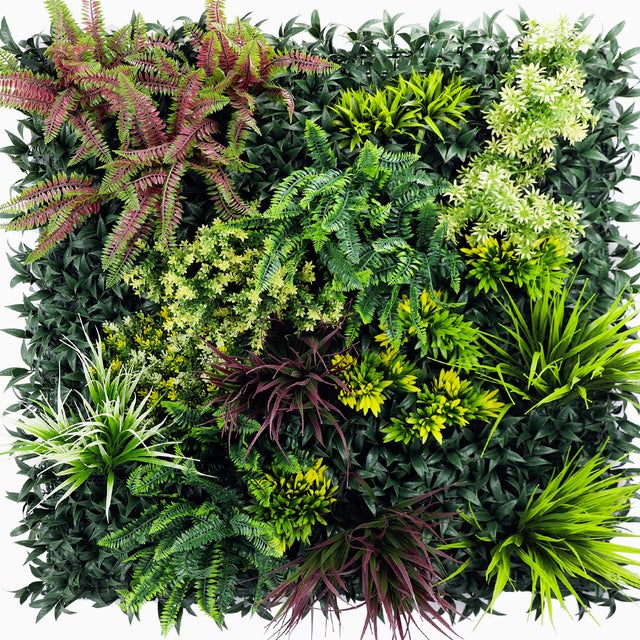 Mur végétal artificiel Tropic 1 × 1 m – un décor tropical pour terrasse et clôture