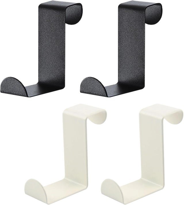 sztuki stalowych haczyków na drzwi – wieszak na ręczniki kuchenne, wieszak na drzwi, dwustronny wieszak na ręczniki i ubrania na drzwi 2 cm lub 4 cm