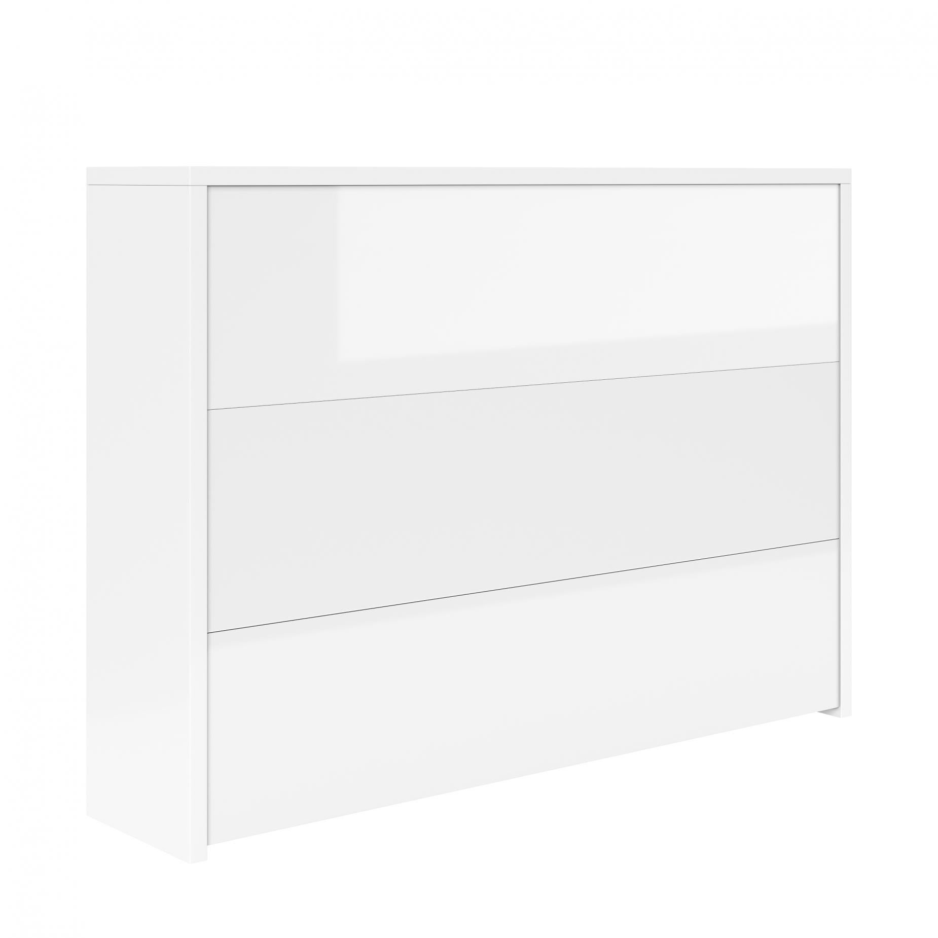 Bureau Pliable avec Roulettes et Chargeur Sans Fil – 2-en-1 Sideboard et Espace de Travail avec Étagères et Sécurité Anti-Basculement - 7