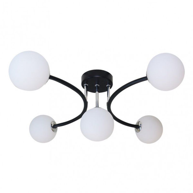 Lampe Havana 5xg9 Noir/chrome 48x46x22 Cm FABRILAMP - 2