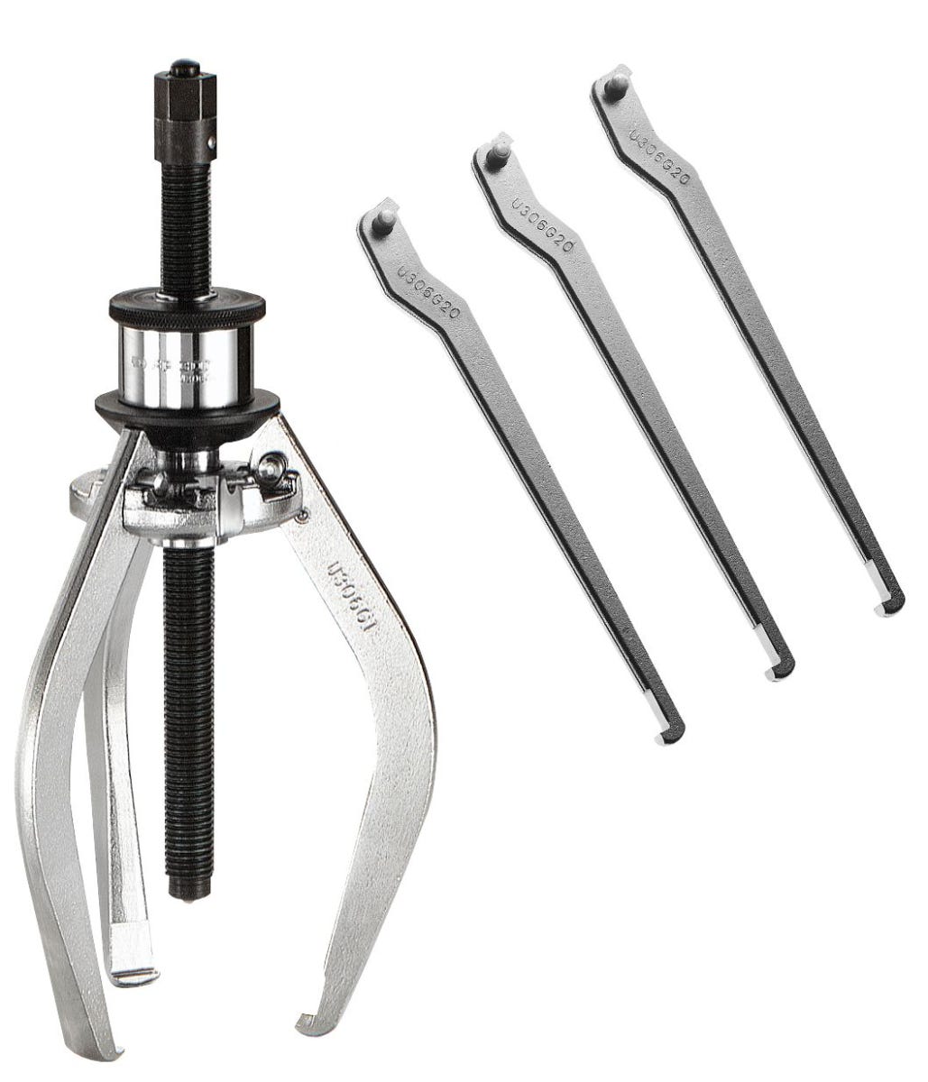 Estrattore Per Cuscinetti - 3 Ganci, Universale Per Interno/Esterno, Profondità Regolabile - Foto 14