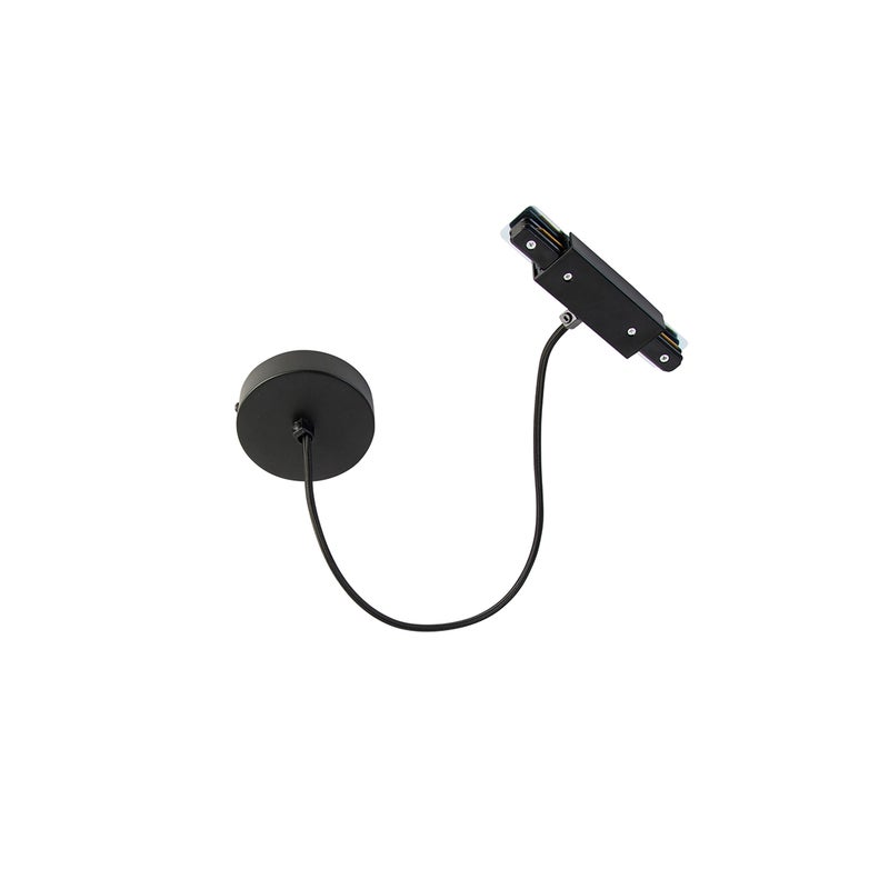 Zasilacz I z okrągłą płytą montażową do szyny jednofazowej czarny - Jeana