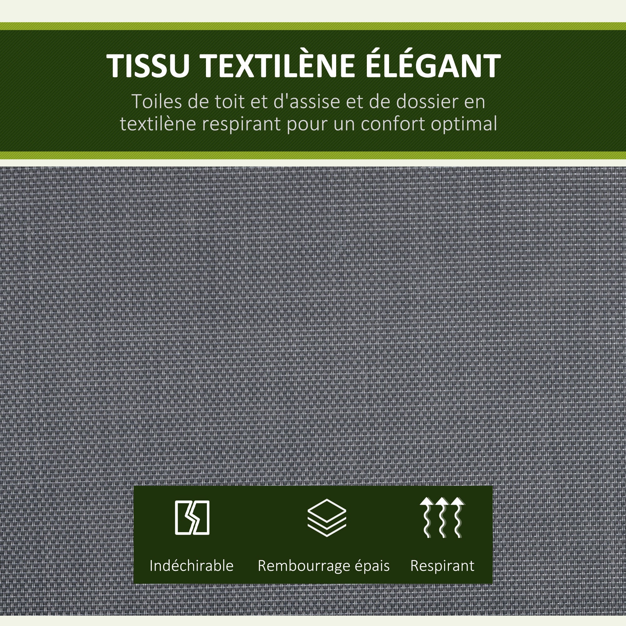 Balancelle de jardin Outsunny - 5