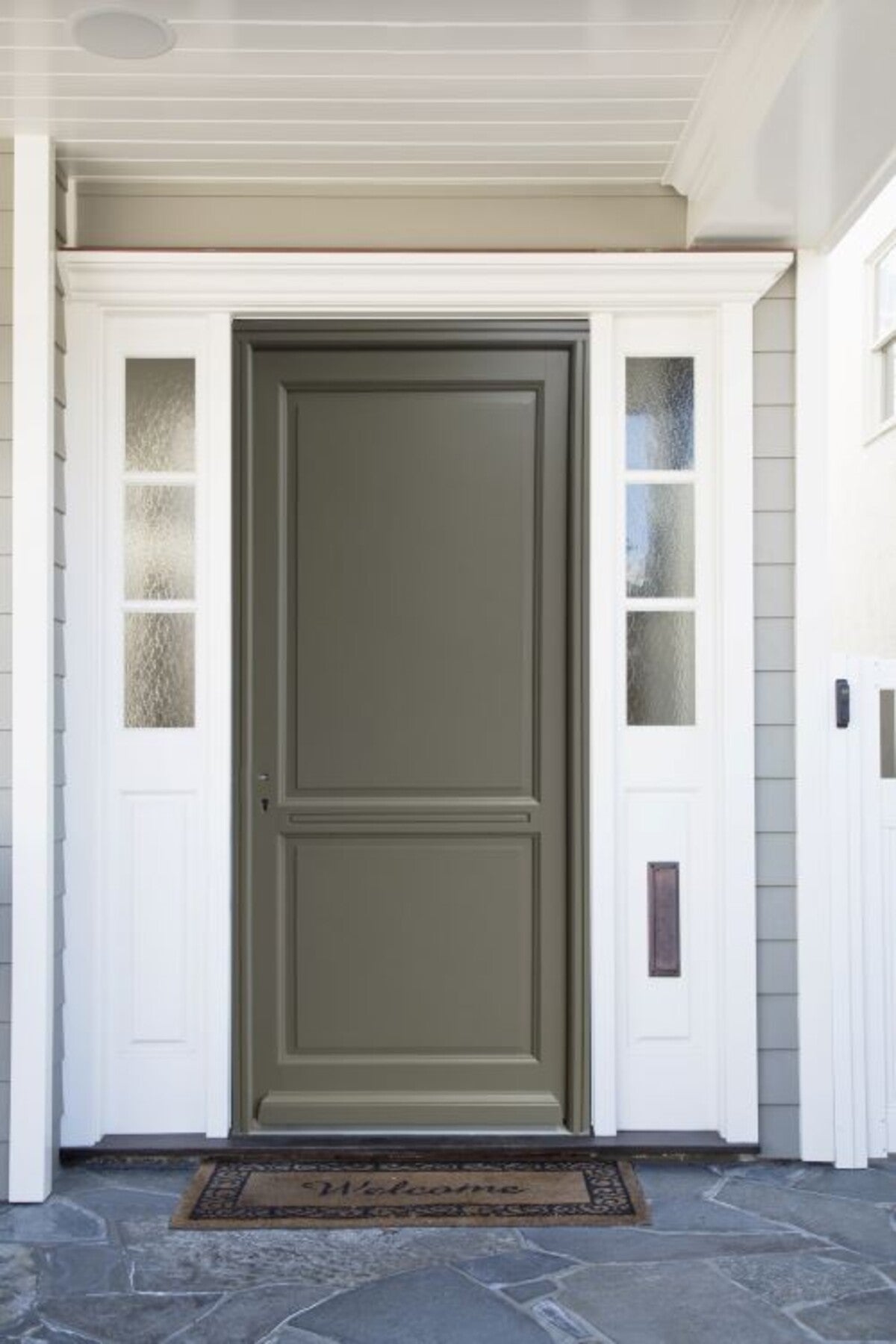 Porte D Entre Vert Olive