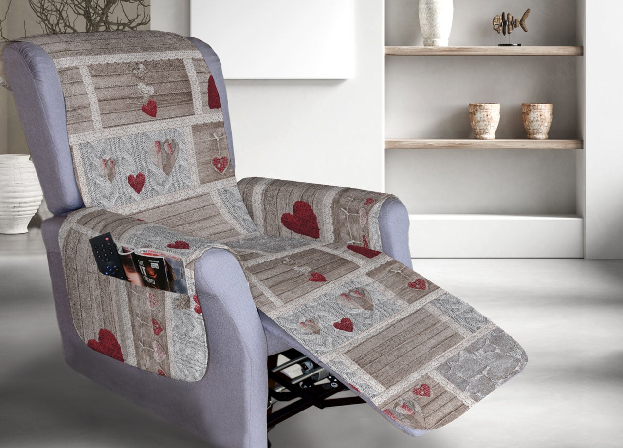Copripoltrona Reclinabile Trapuntata Shabby Love Poltrona Relax