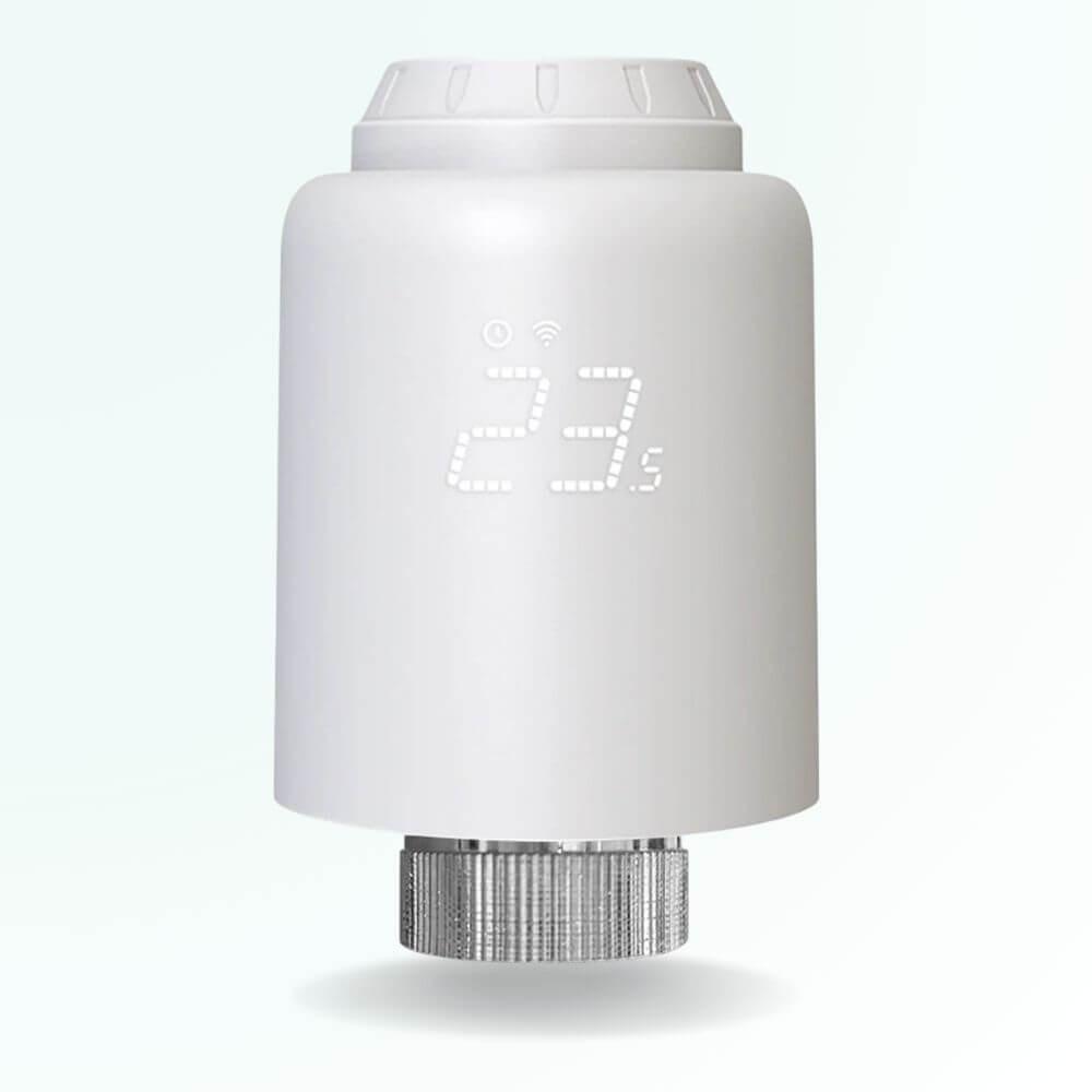 Tête thermostatique connectée programmable pour radiateur hydraulique — free download
