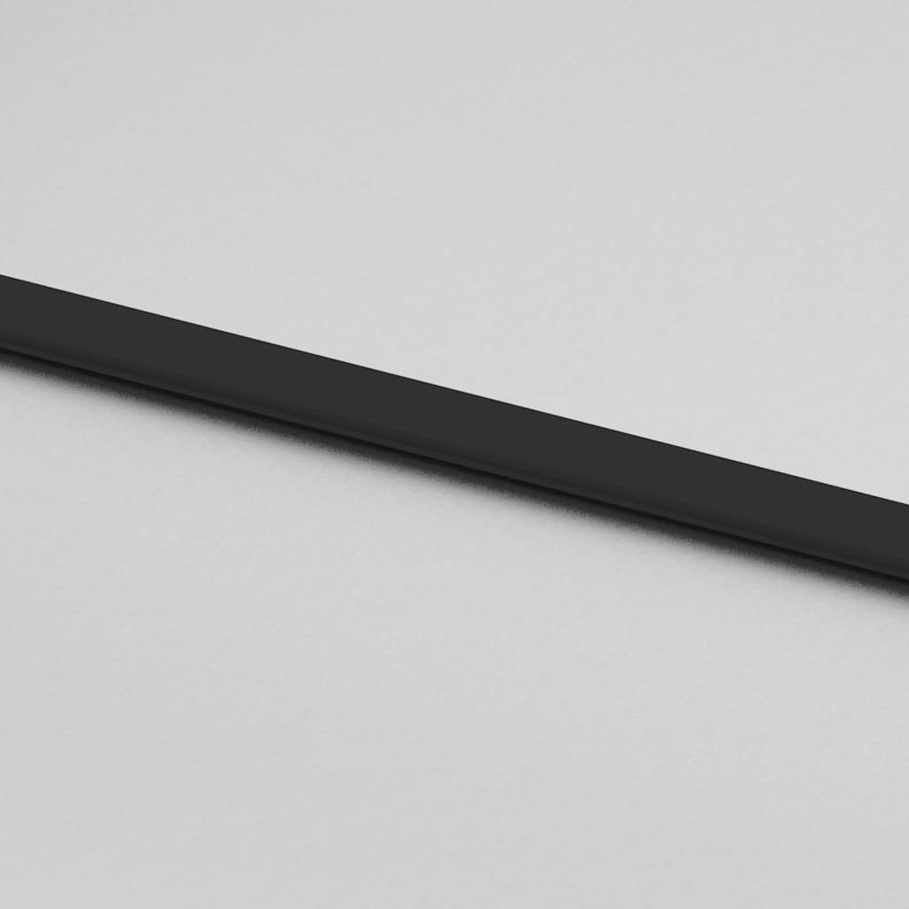 Puerta corredera con herrajes negro 76x205 cm vidrio templado vidaXL - 8