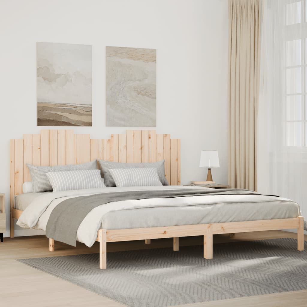 Dłuższe łóżko bez materaca, 200x220 cm, lite drewno vidaXL