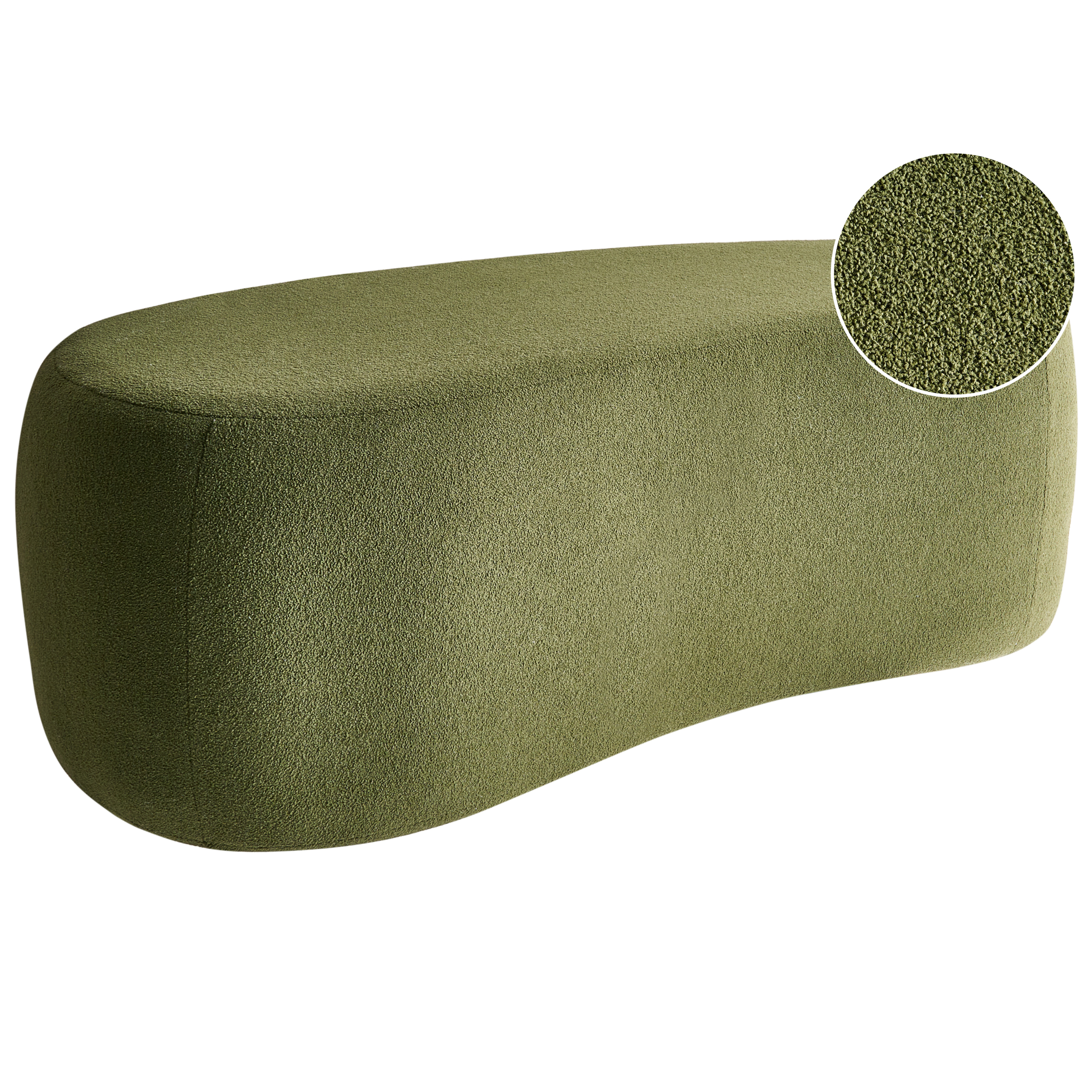 Tissu Chenille Patchwork Multicolore Vert Lourd | 54" De Large | Au Mètre | Neuf