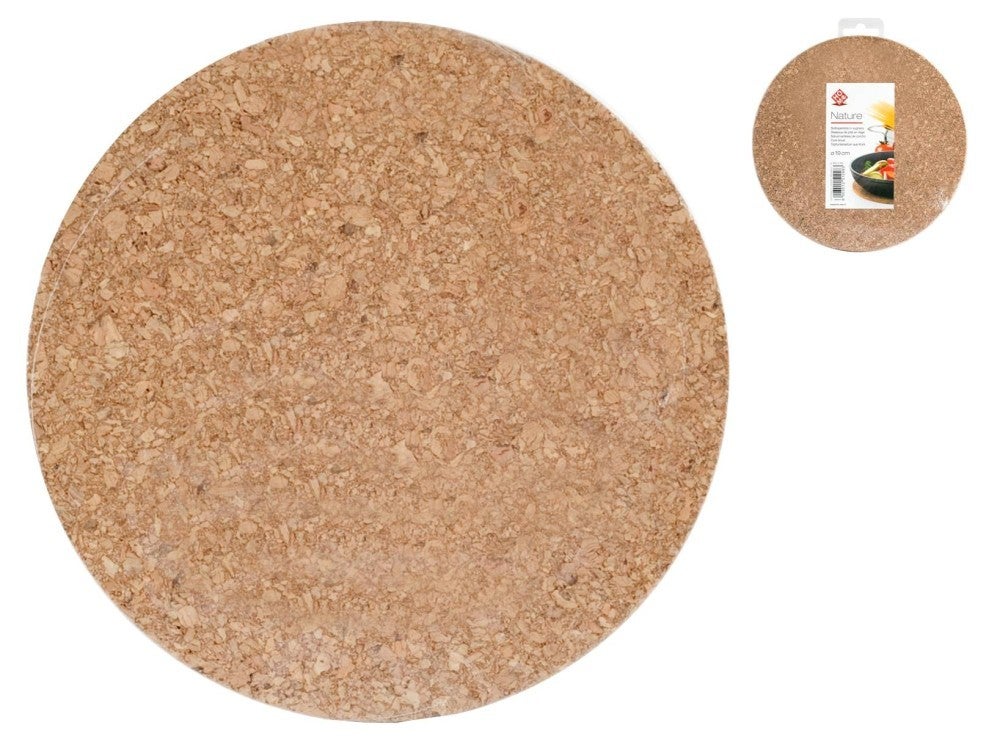 Dessous De Plat Rond Métal Rouge - 19,5 Cm - 620 G - Déco Cuisine