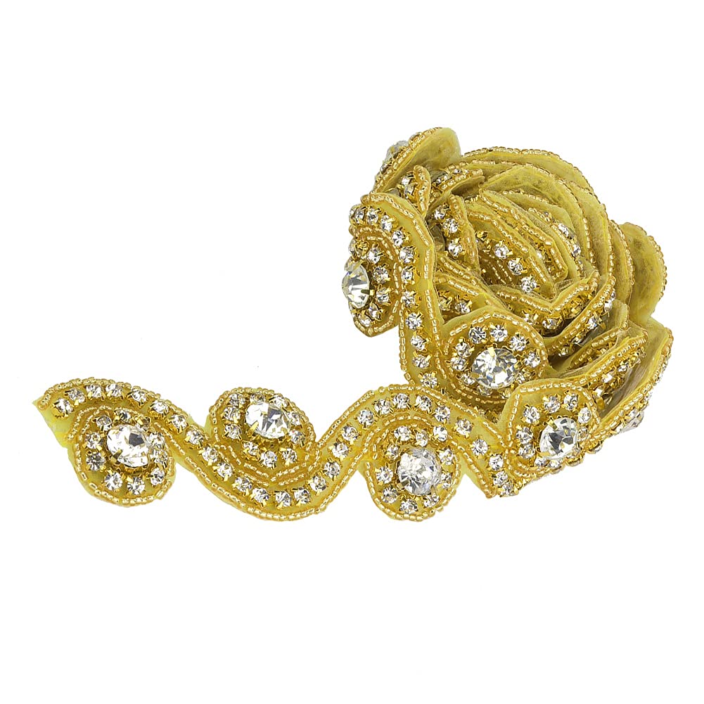 Applique en Strass, Garniture de Chaîne en Strass pour Robe