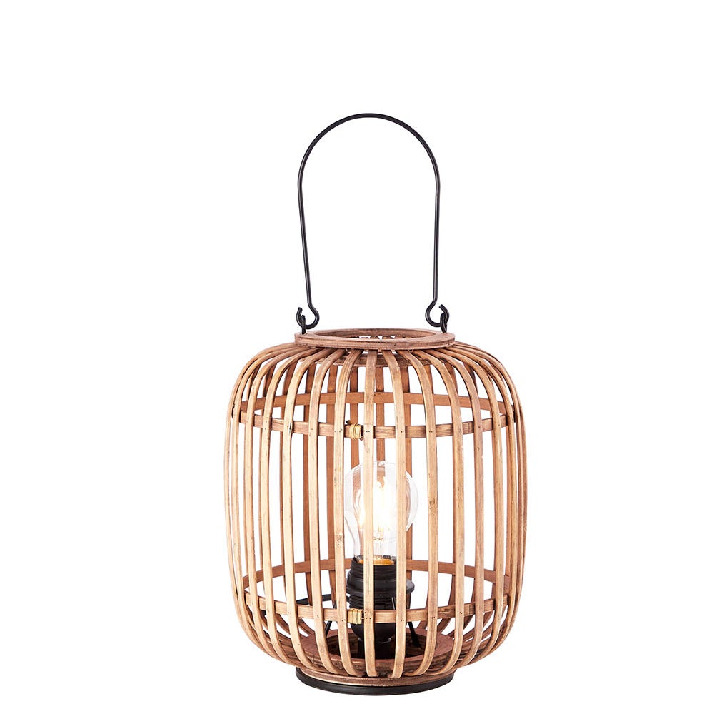 Lampa stołowa MATHIAS naturalna 1xE27x20W bambus wym:27x22,5x22,5cm IP20 Endon