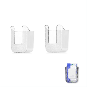 Lot De 2 Boîtes De Rangement Lingettes Humides - Support Mural Distributeur Mouchoirs
