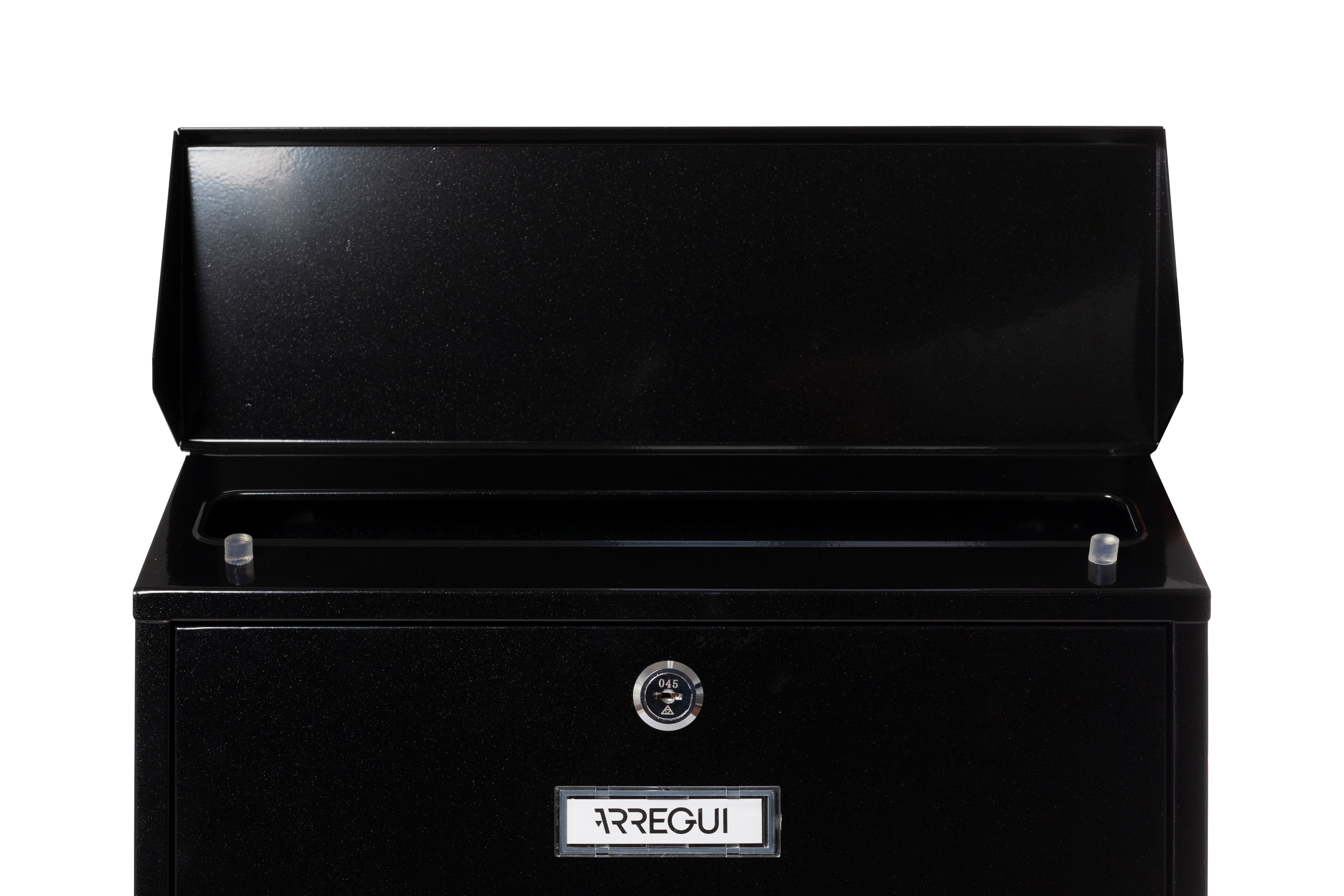 ARREGUI Premium Maxi E5614 Boîte aux Lettres Individuelle en Acier, (enveloppe C4), Grande capacité, Boîte aux Lettres Murale, Anti-pluie, Noir - 4