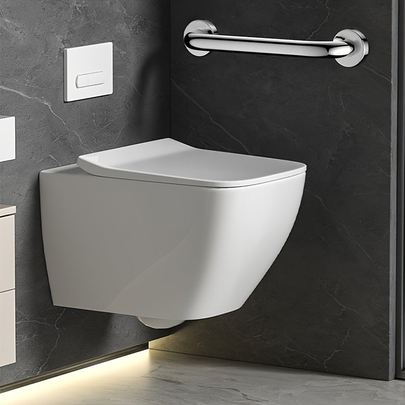 2*Barra de apoio em aço inoxidável para casa de banho,barra de apoio de segurança sem barreiras, barra de apoio de segurança para casa de banho, 30 cm - 8