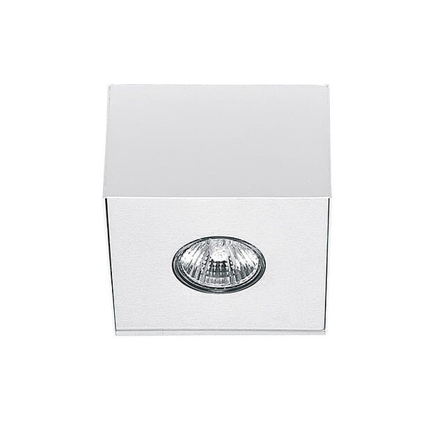 Reflektor sufitowy spot natynkowy Carson kwadratowy biały 1xGU10x50W wym: 12 x 10 cm metal Nowodvorski Lighting