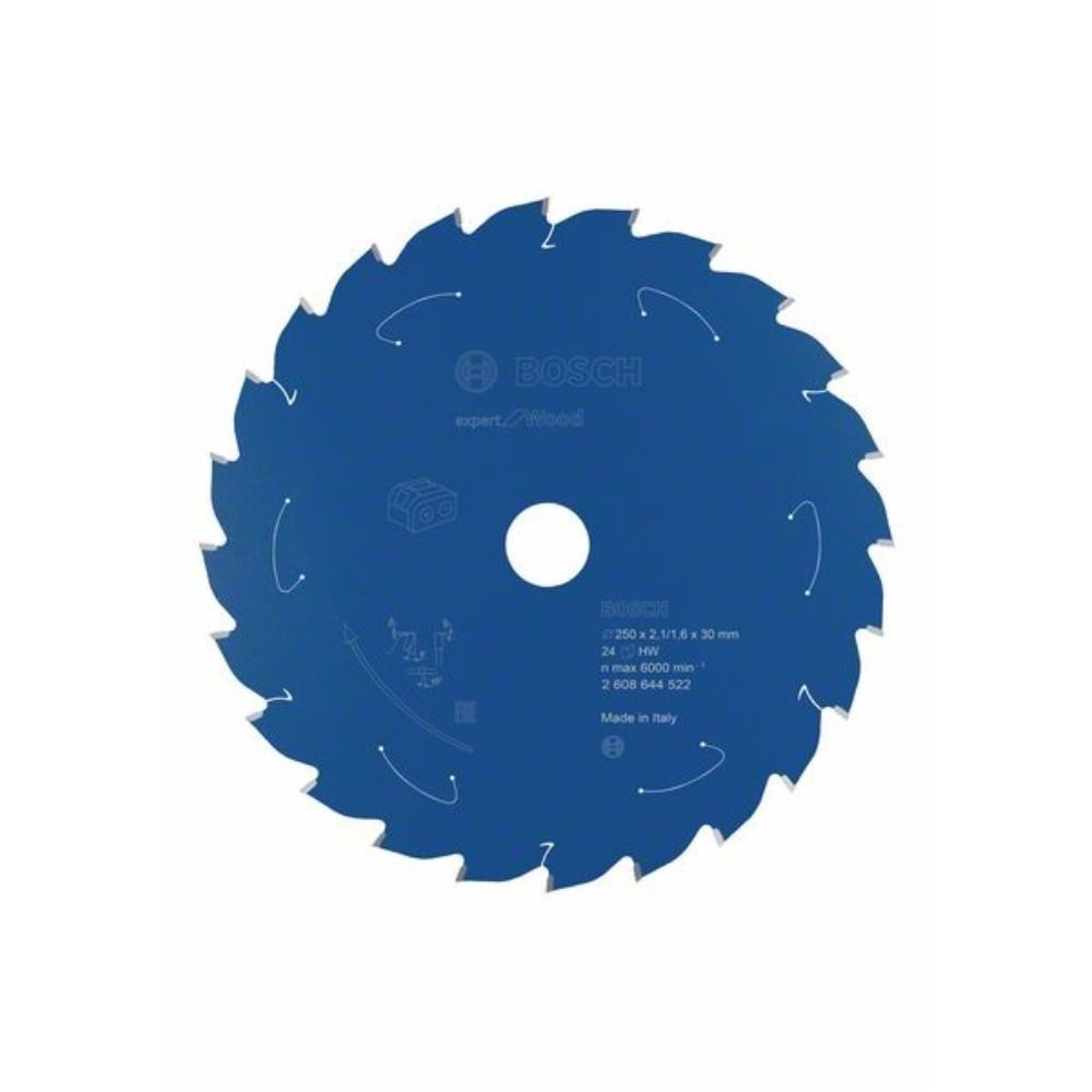 Bosch Tarcza pilarska Expert for Wood do akumulatorowych pił ukosowych 250 x 2,1 x 30 mm 24 - 2608644522
