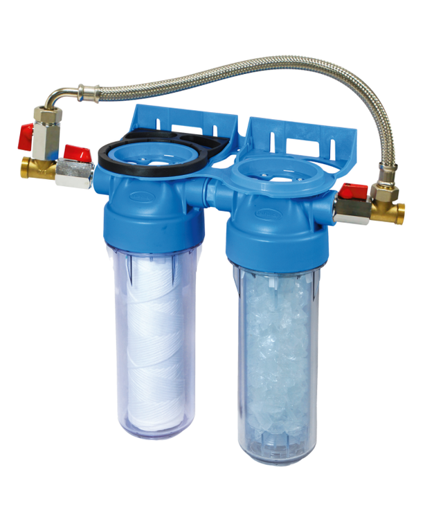 Filtre double Anti-tartre et Anti impuretés avec by-pass