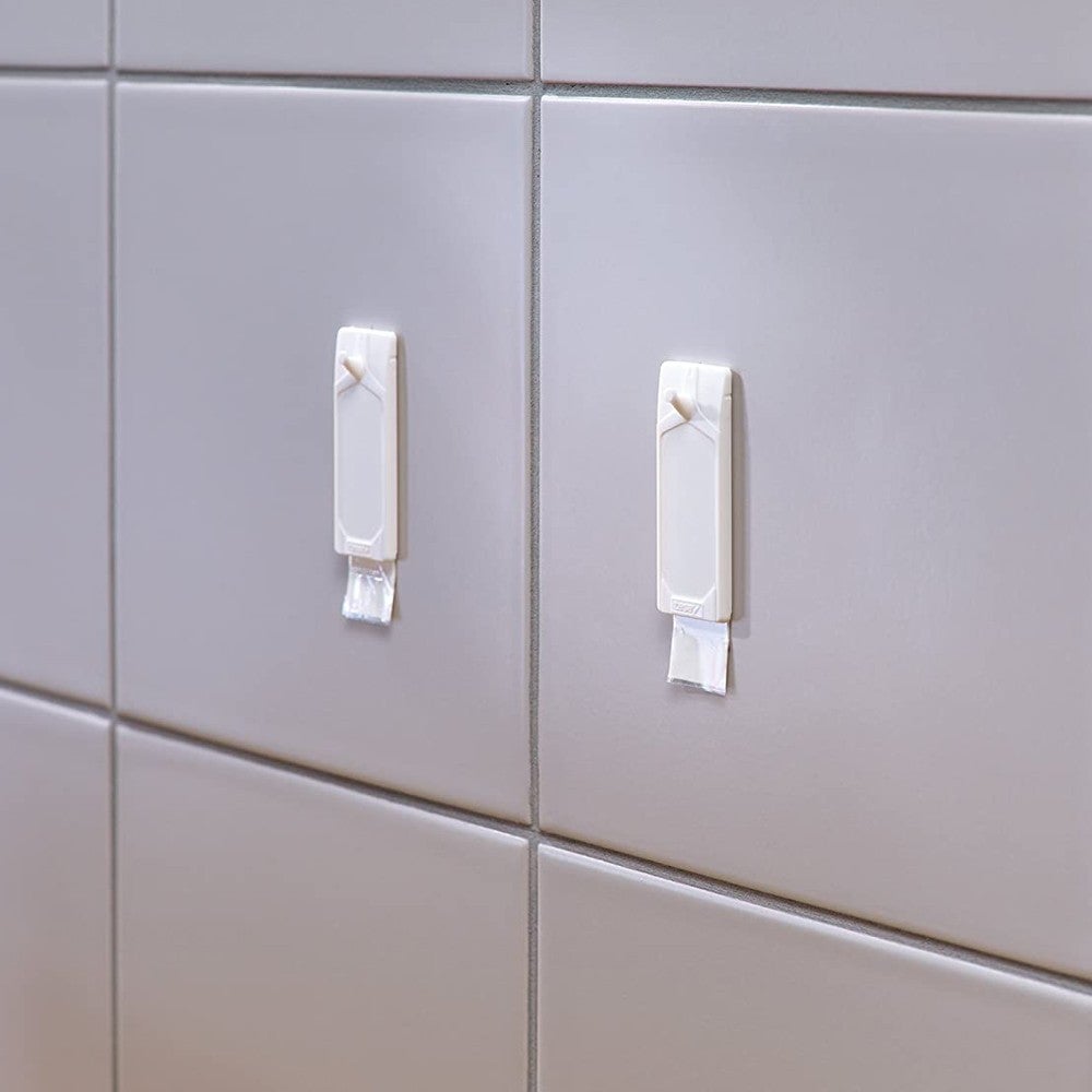 CLIP-STRIP CLOU ADH 3K SUP LISSE BLANC BLIST 2 - 4