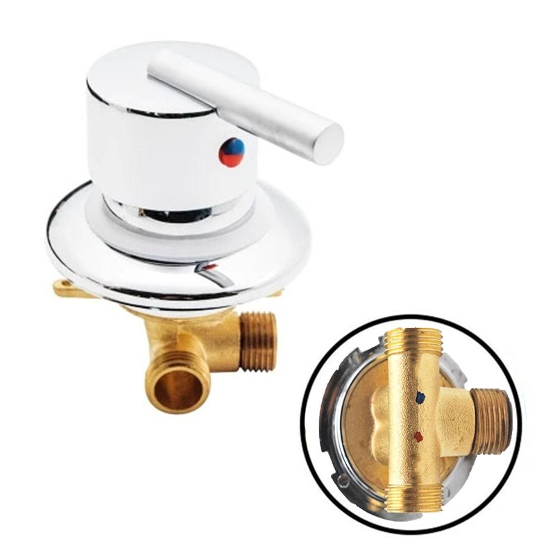 1-drożne baterie prysznicowe z mieszaczem, mosiężny zawór przełączający, mieszacz wody zimnej i ciepłej, bateria wannowa do kabiny prysznicowej