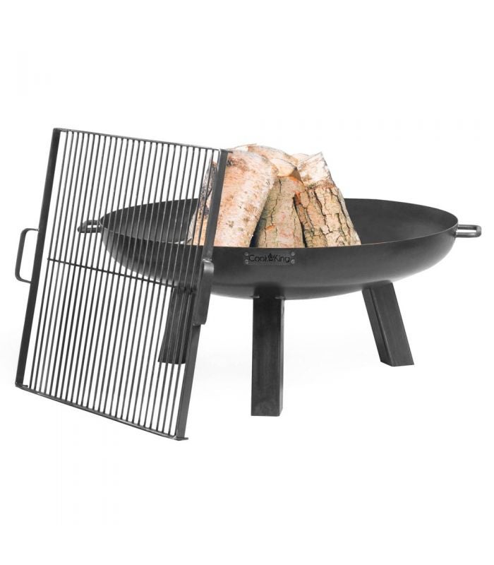 Braséro extérieur POLO, acier naturel, 80cm de diamètre, CookKing, 111258 - 2