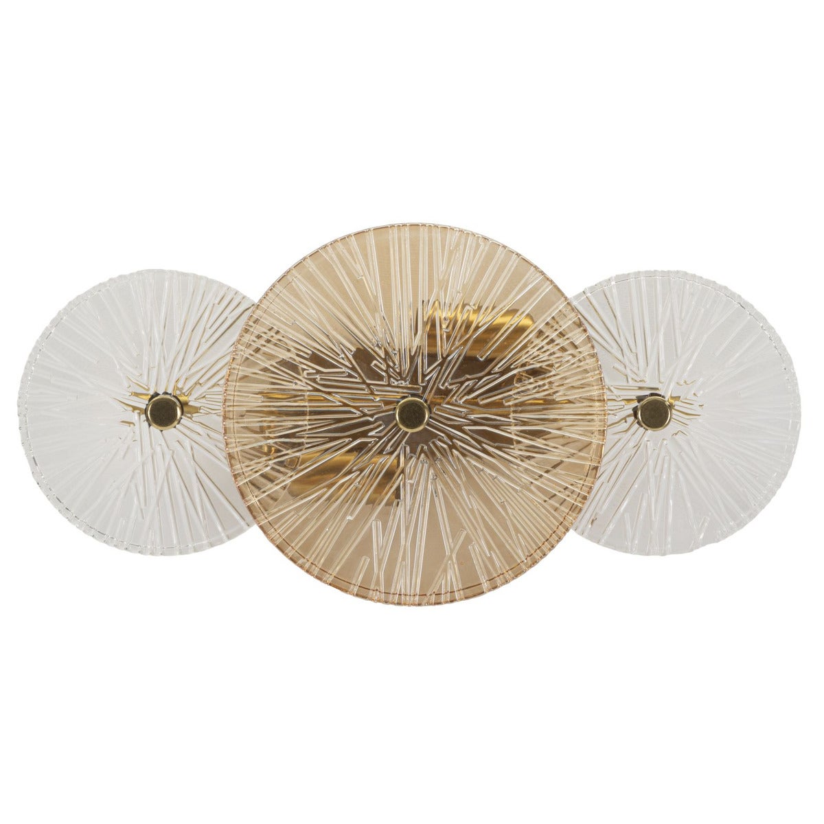Lampa ścienna Crocosmia, Szkło, Brązowy, Seven Design