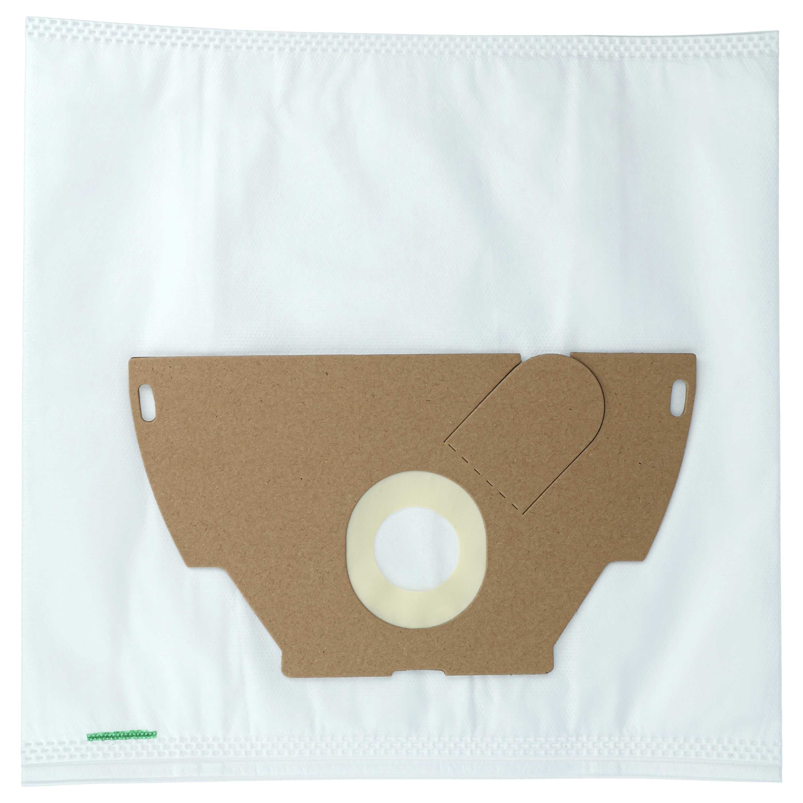 vhbw 10x Sacs compatible avec Progress PE 7 / PE7, U 1110 Elyps aspirateur - microfibres non tissées, 28cm x 21,5cm, blanc - 3