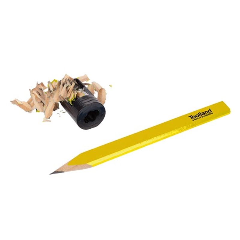 Taille-crayon De Charpentier Draper - Pour Crayons Plats Et Ronds - Avec Pierre à Aiguiser
