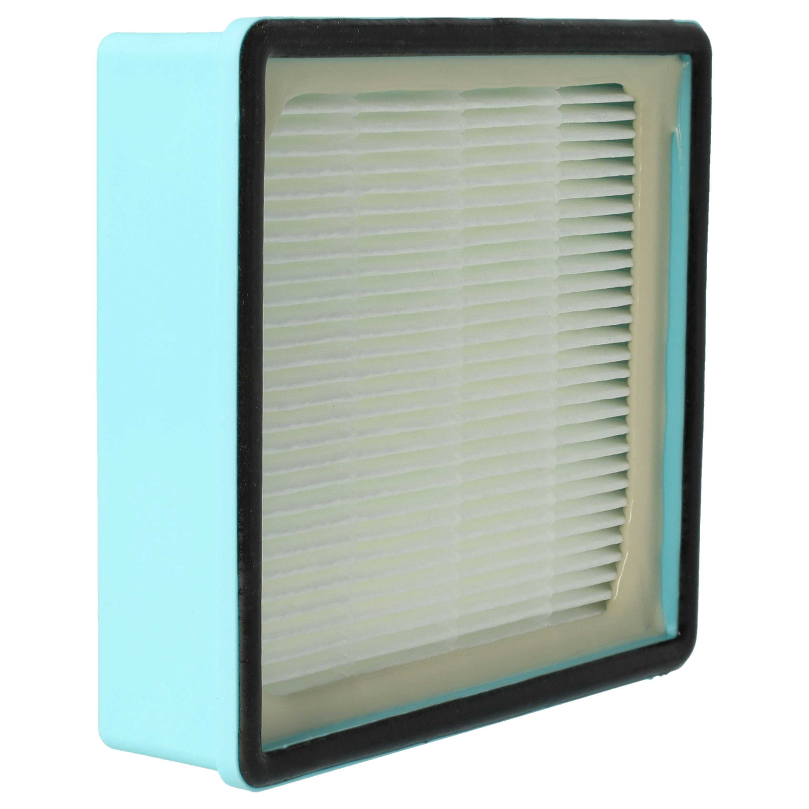 vhbw 1x filtre compatible avec Philips Easy Life FC8144/01, FC8142/02, FC8146/01 aspirateur - filtre HEPA bleu / blanc - 3