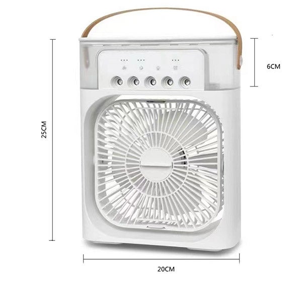 Przenośne klimatyzatory Mini chłodziarka powietrza, mały przenośny klimatyzator, nawilżacz, czarny