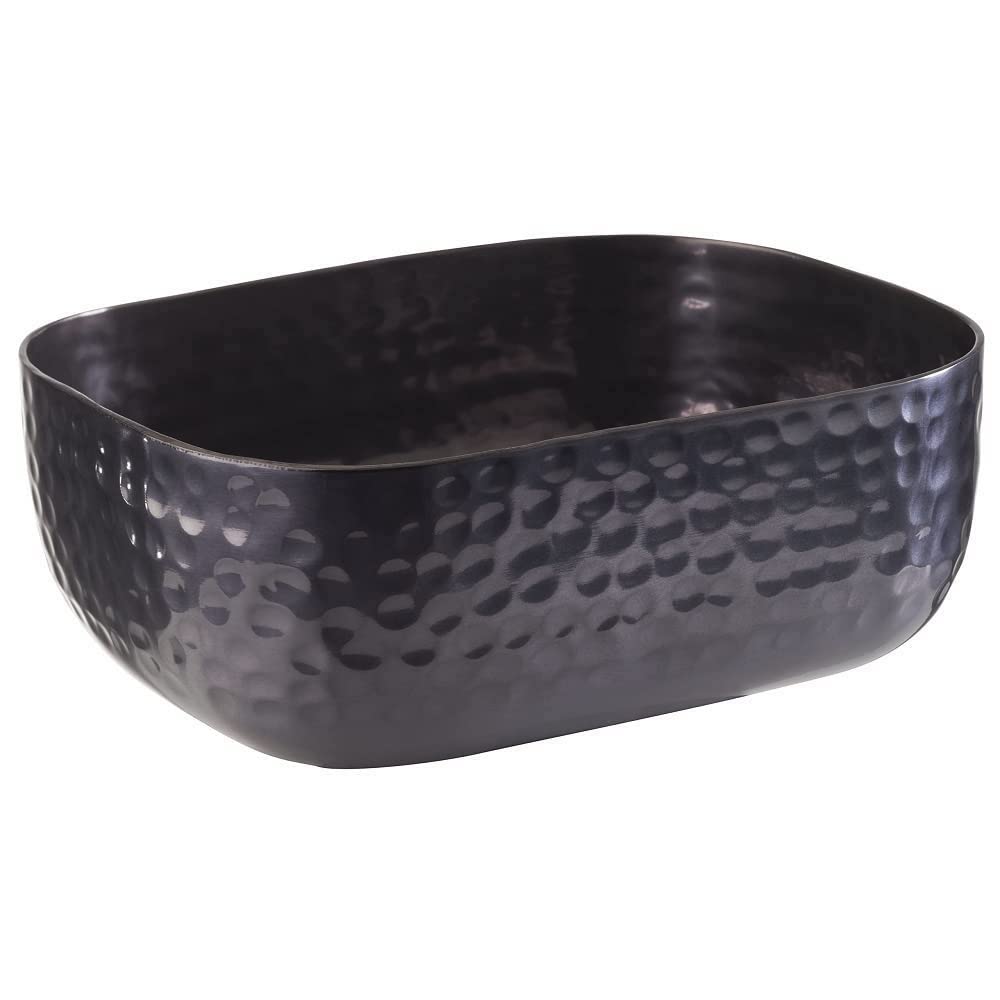 Ciotola APS Sphere 24 Cm - Acciaio Inox, Look Gunmetal, 2 Litri, Design Moderno Per Insalate E Dessert