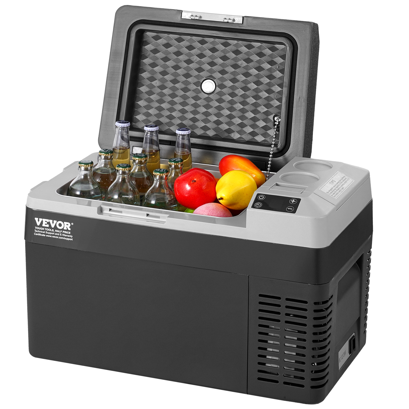 Réfrigérateur Portable VEVOR à Compression 25 L,Mini Frigo Voiture 12/24 V CC 100-240 V CA,Glacière à Zone Unique, -20 °C à 20 °C Température Réglable - 9