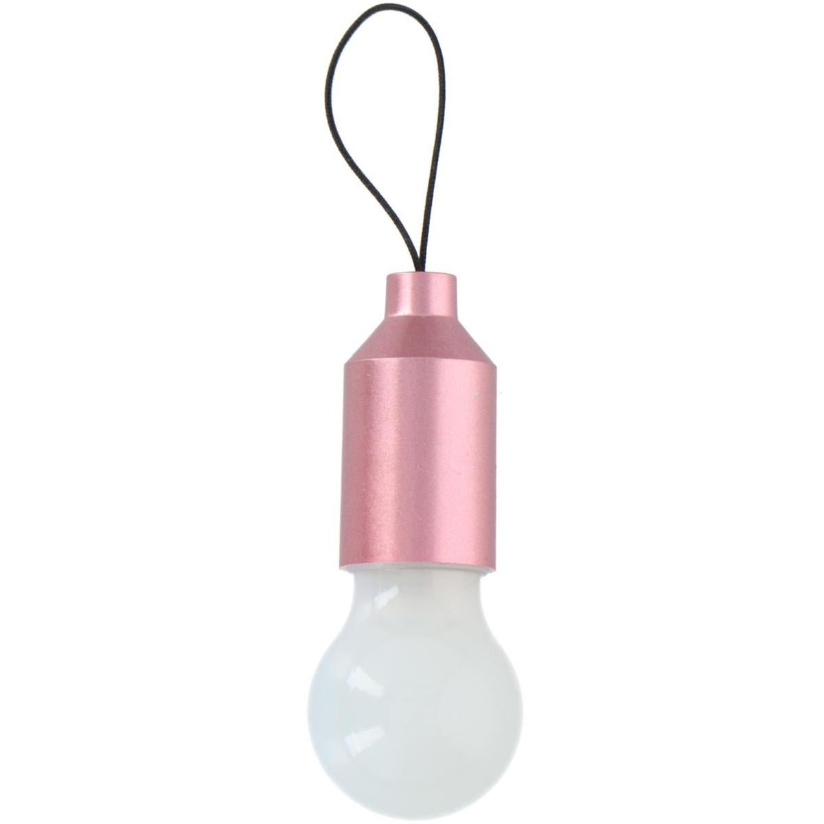 Latarka mini Led aluminiowa, wisząca, kieszonkowa Grundig różowa