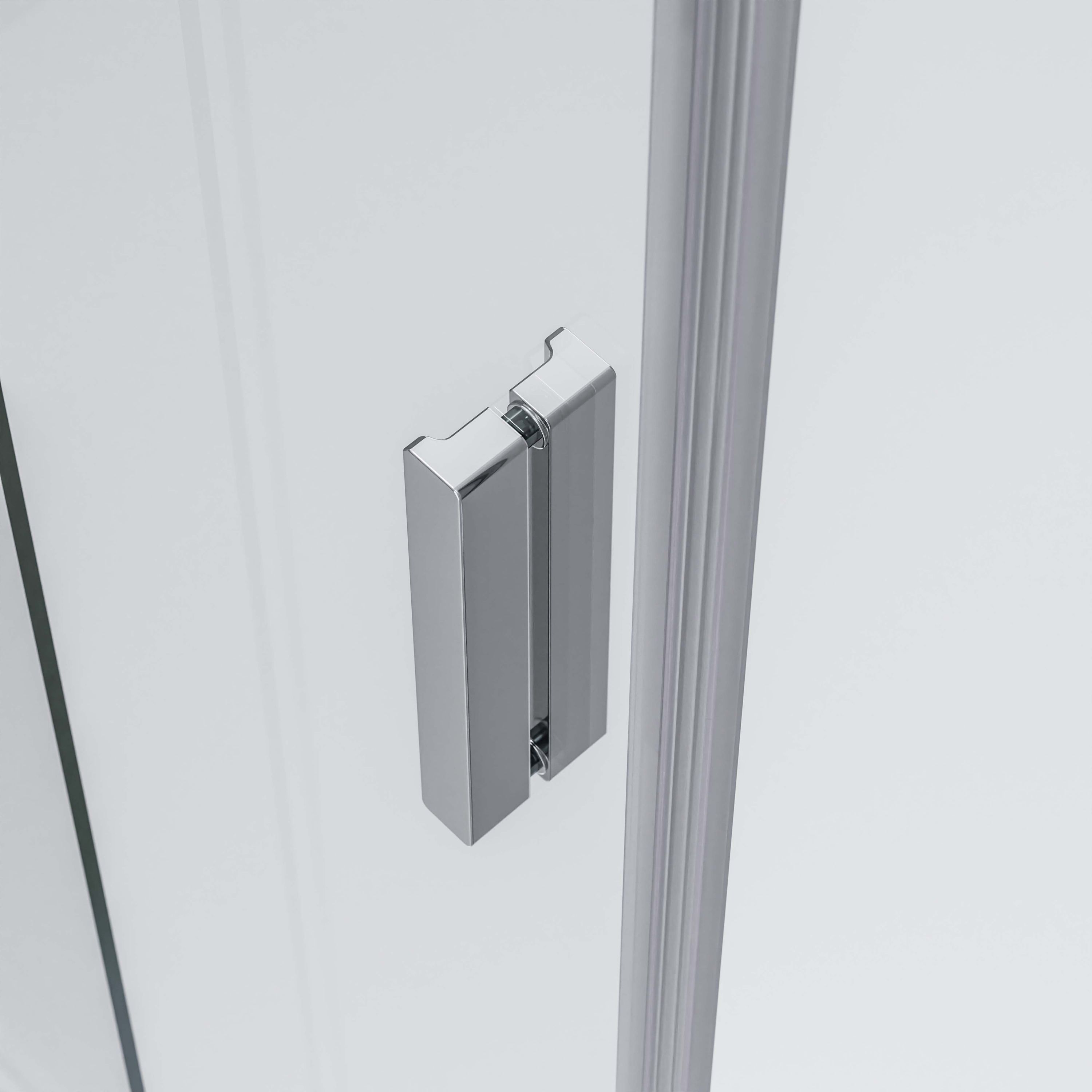 Bernstein Drzwi prysznicowe wnękowe przesuwne NT806 FLEX chrom szkło ESG 8mm z powłoką Nano - 160 cm - 4