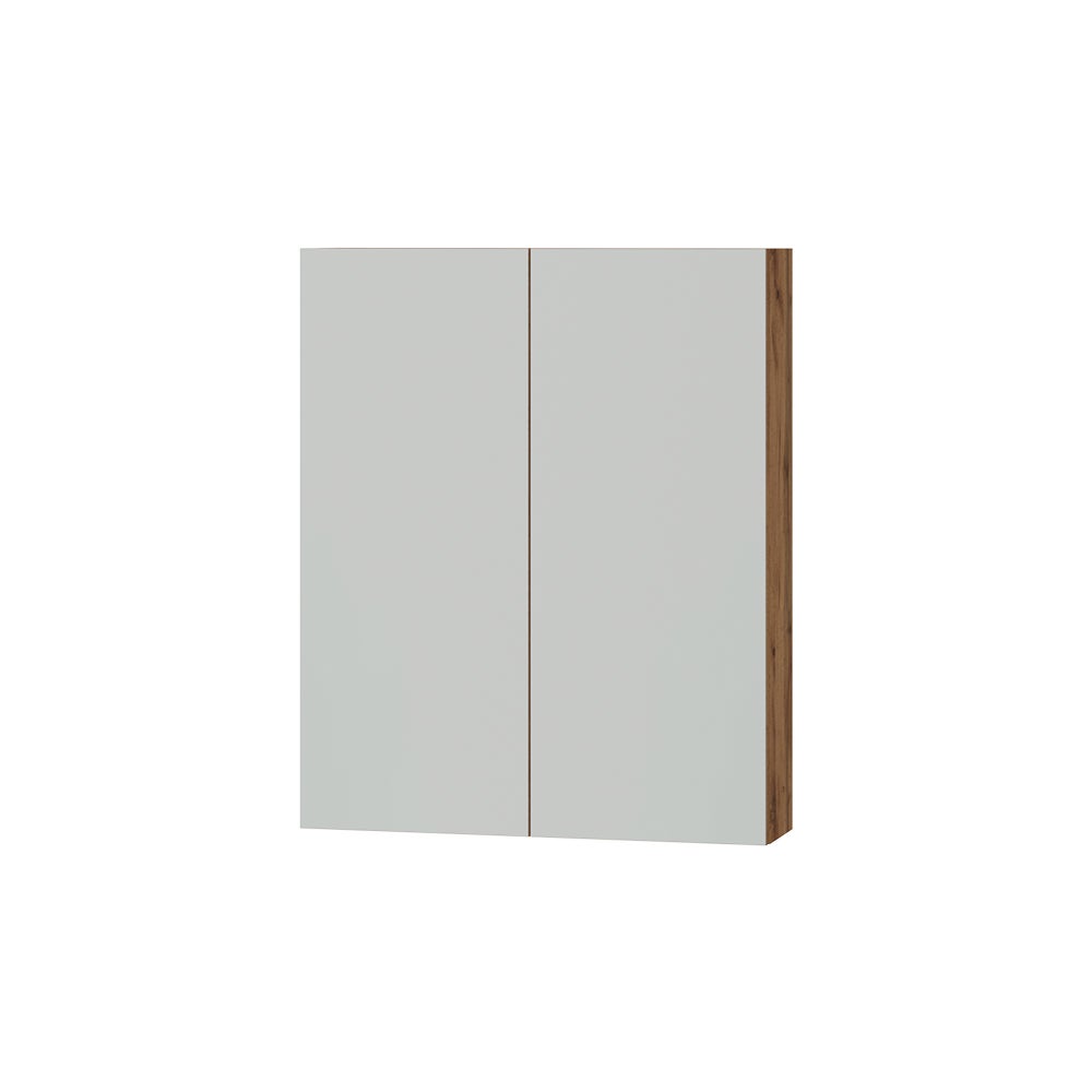 Vicco Szafka z lustrem w łazience Lotta, Dąb, 59.7 x 73.2 cm z 2 drzwiami