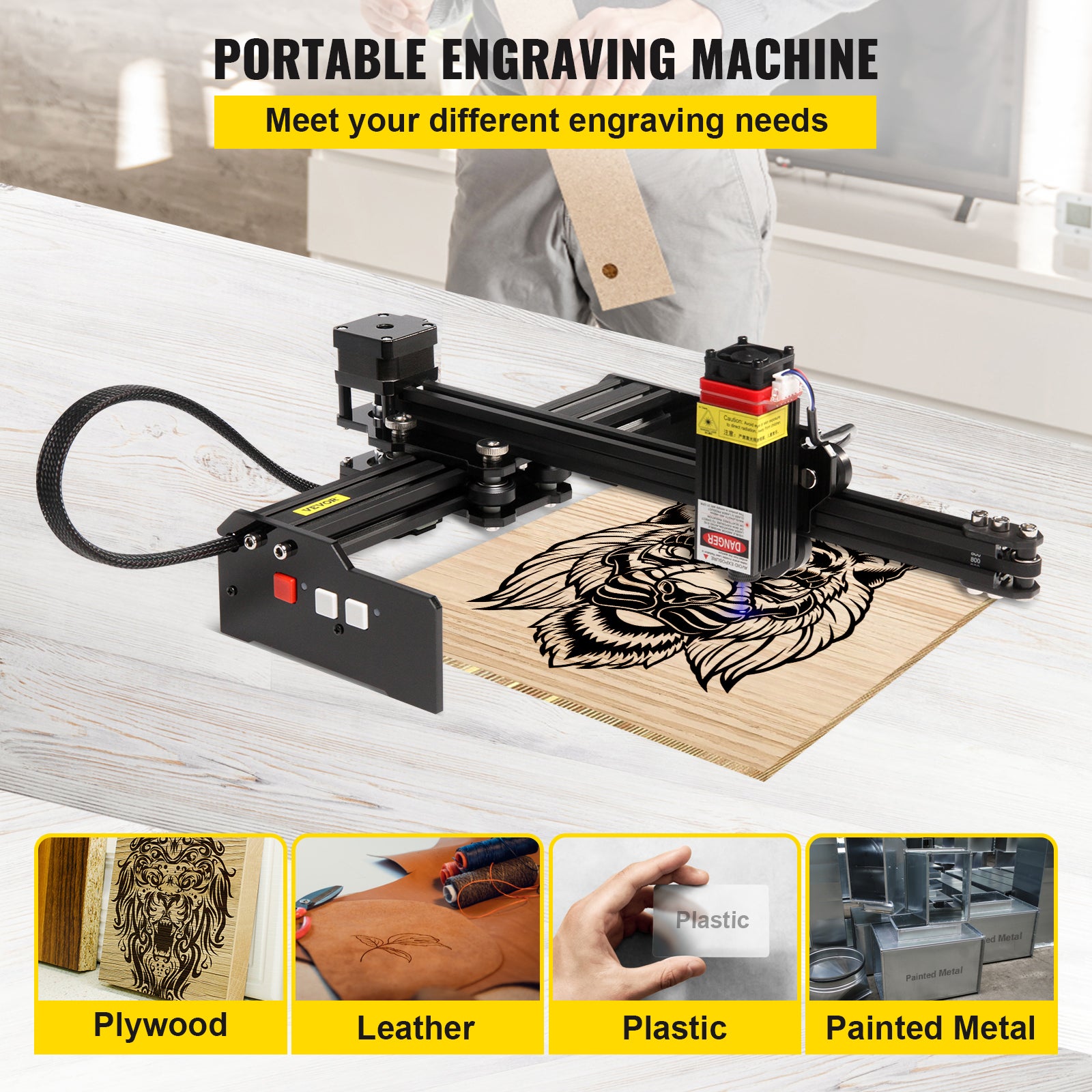 Kit De Cadres Sérigraphie VEVOR 3 Tailles - Cadres Aluminium 110 Mailles Pour Impression Textile