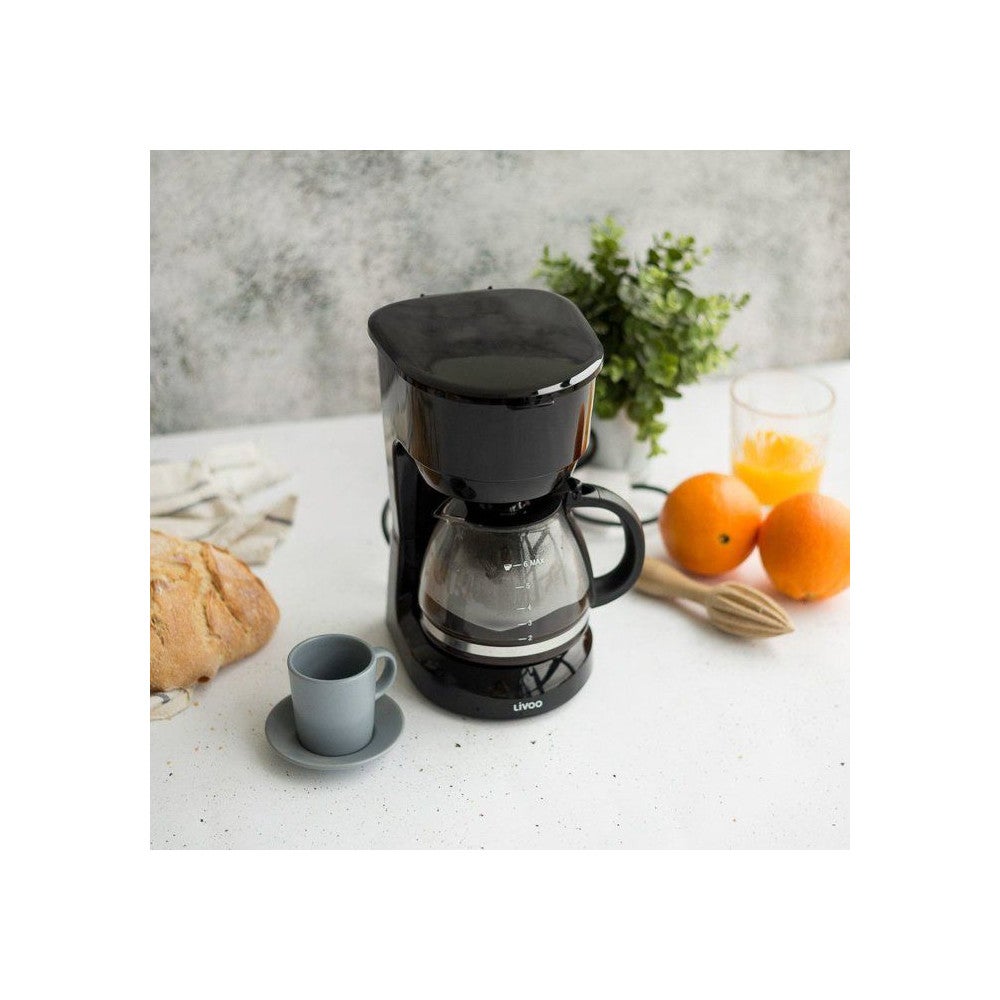 Cafetière filtre LIVOO DOD183N 600W 750 ml 6 tasses Noir - 2