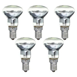 Ampoules E14 R39 25W Blanc Chaud – Lot De 5 – Dimmable – Pour Lampe à Lave