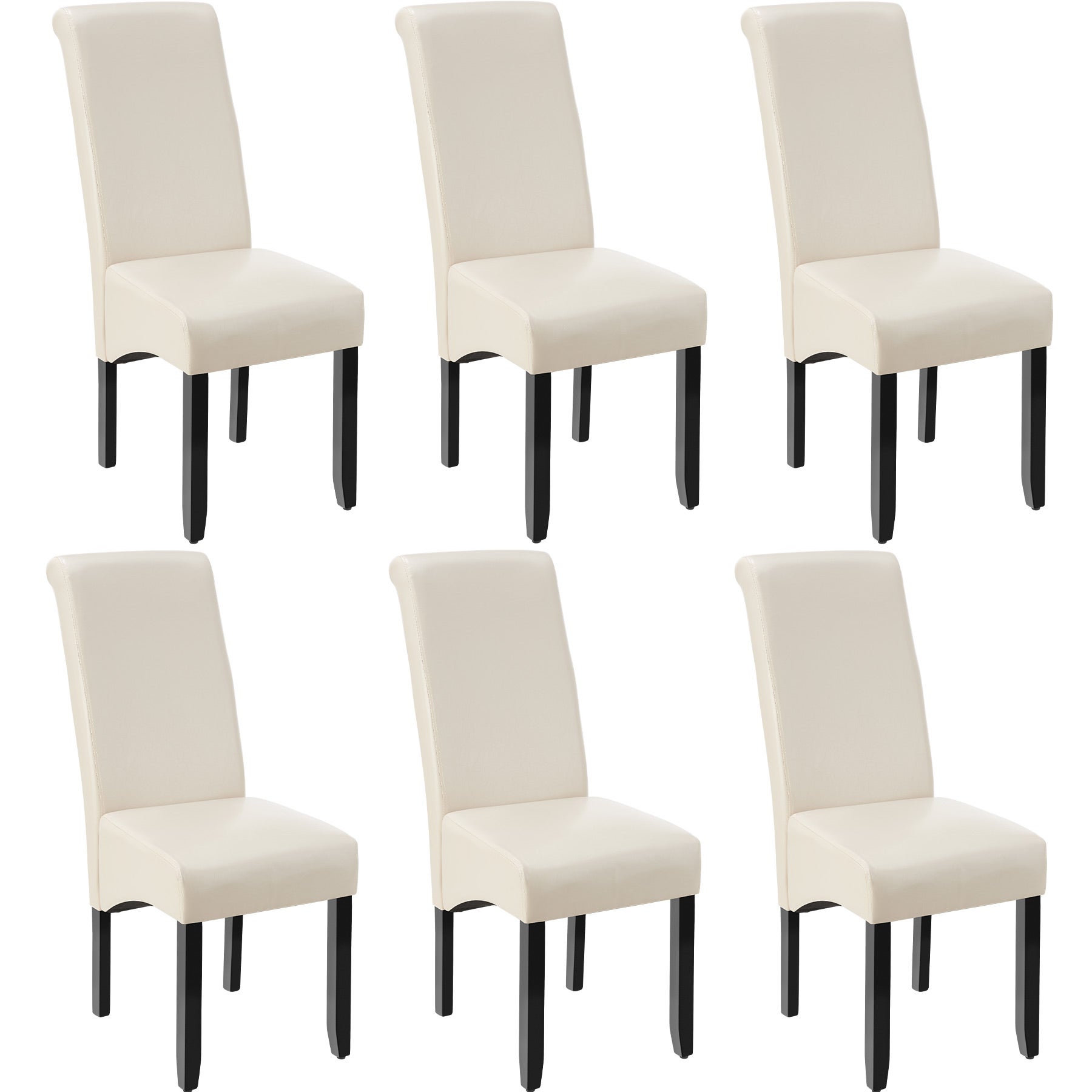 Tectake® Sillas De Comedor, Silla Acolchada Con Tejido De Pana