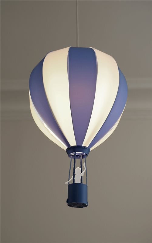 Lampe suspension enfant MONTGOLFIERE - R&M Coudert - bleue - 3